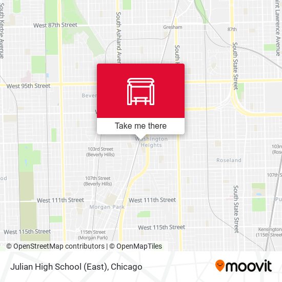 Julian High School (East) map