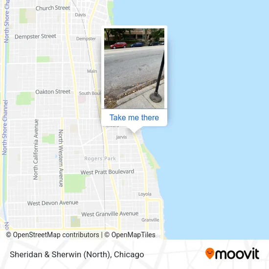 Sheridan & Sherwin (North) map