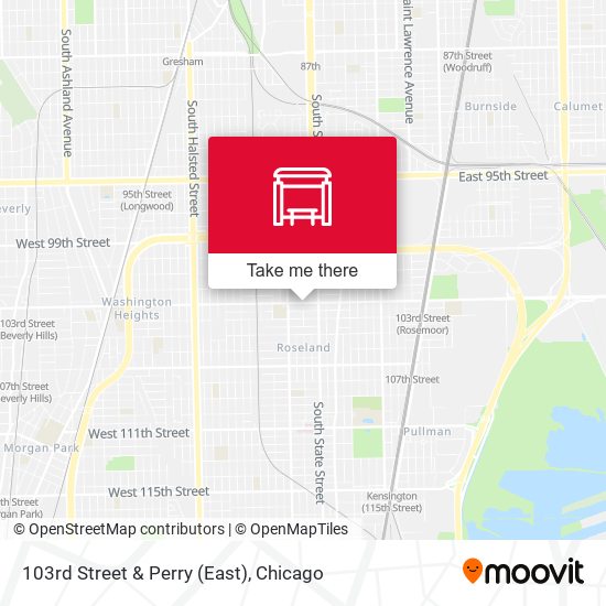 103rd Street & Perry (East) map