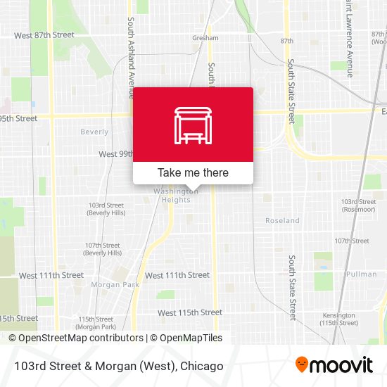 103rd Street & Morgan (West) map