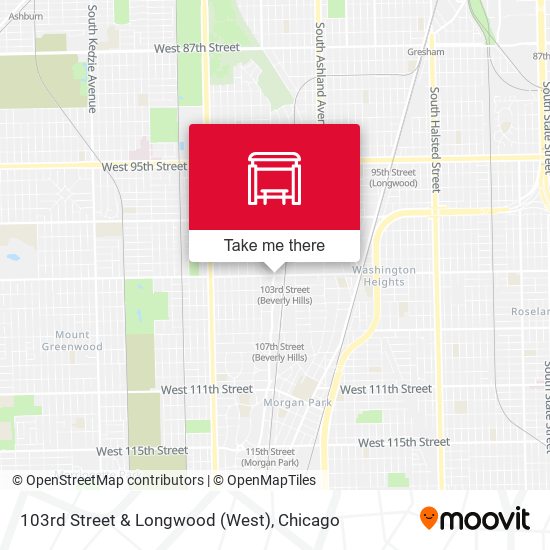 103rd Street & Longwood (West) map