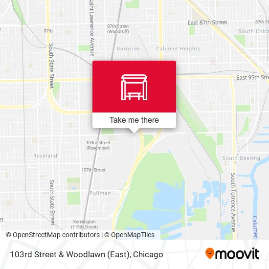 103rd Street & Woodlawn (East) map