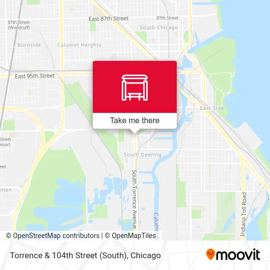 Torrence & 104th Street (South) map