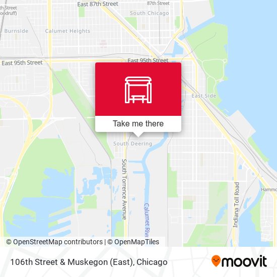 106th Street & Muskegon (East) map