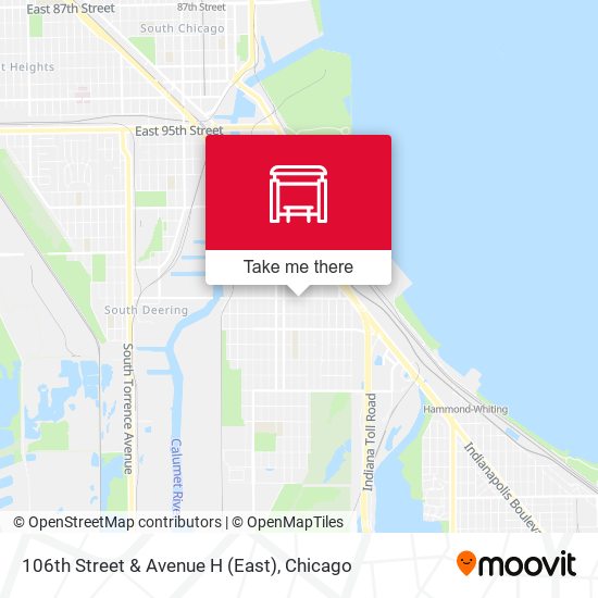 106th Street & Avenue H (East) map