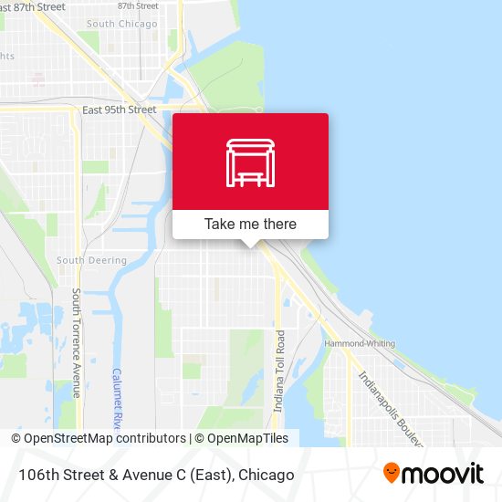 106th Street & Avenue C (East) map