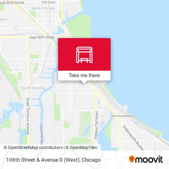 106th Street & Avenue D (West) map