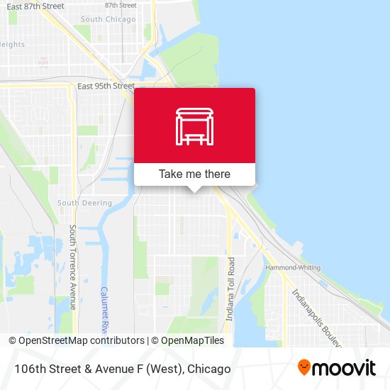 106th Street & Avenue F (West) map