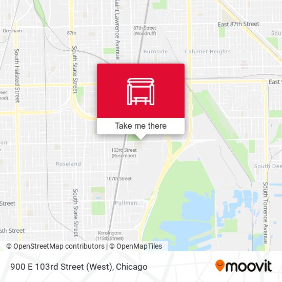 Mapa de 900 E 103rd Street (West)