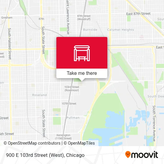 900 E 103rd Street (West) map