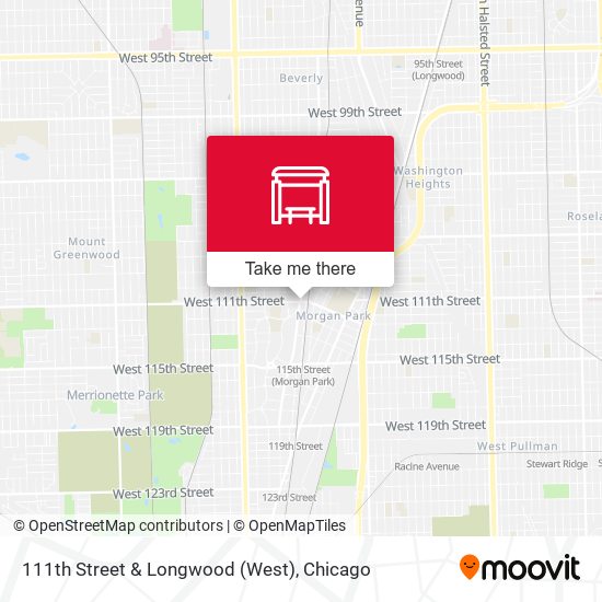 111th Street & Longwood (West) map