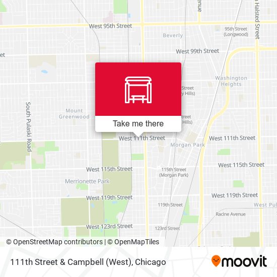 111th Street & Campbell (West) map