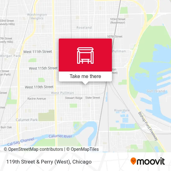 119th Street & Perry (West) map