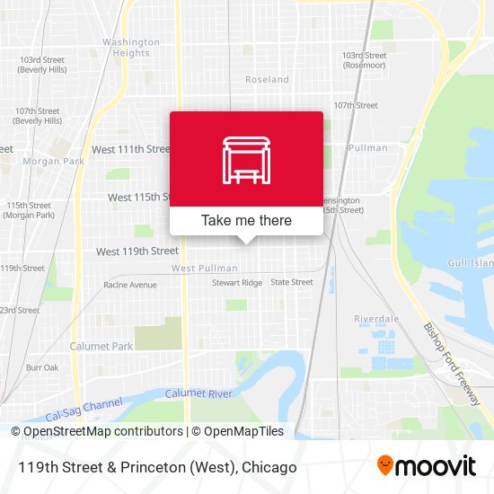 119th Street & Princeton (West) map