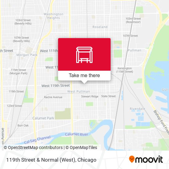 119th Street & Normal (West) map