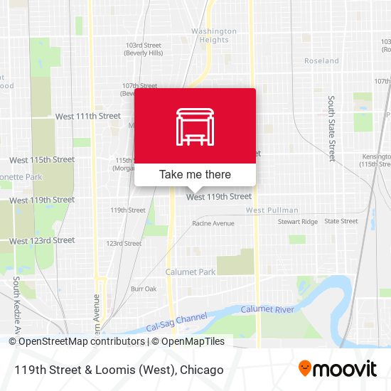 119th Street & Loomis (West) map