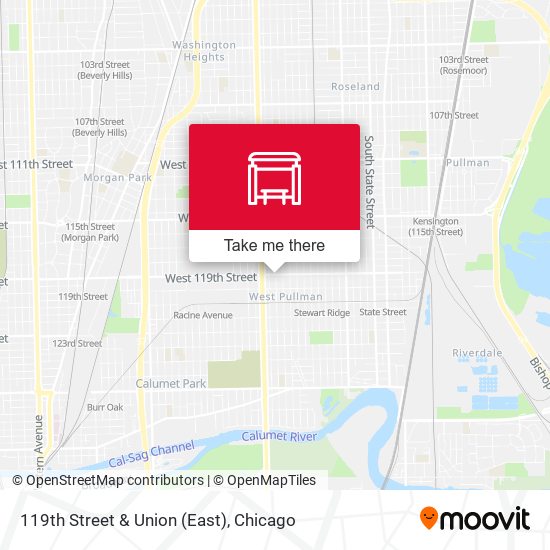 119th Street & Union (East) map