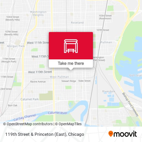 119th Street & Princeton (East) map