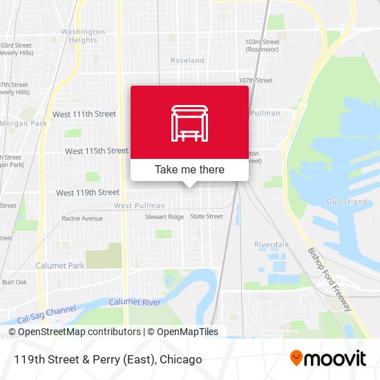 119th Street & Perry (East) map