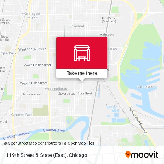 119th Street & State (East) map