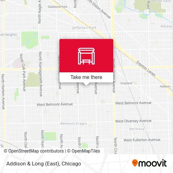 Addison & Long (East) map