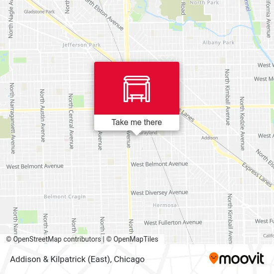 Mapa de Addison & Kilpatrick (East)