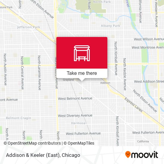 Addison & Keeler (East) map