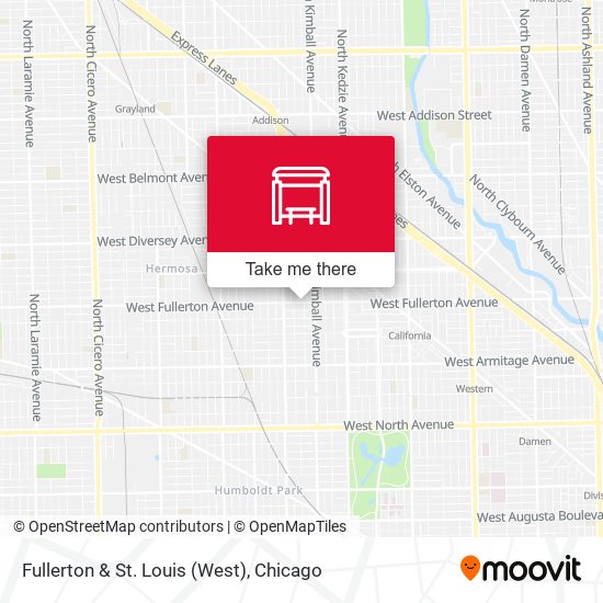 Mapa de Fullerton & St. Louis (West)