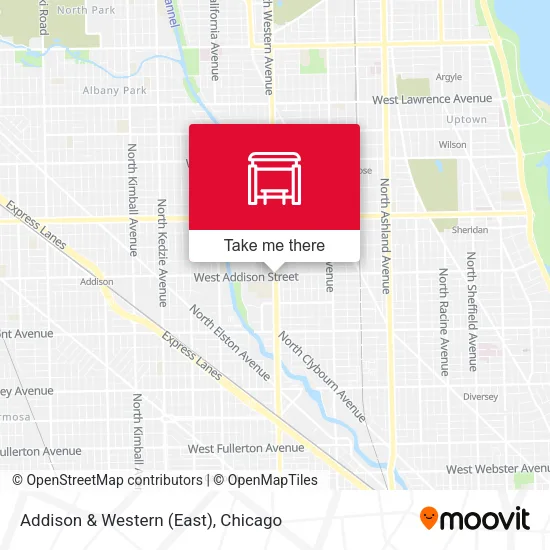Addison & Western (East) map