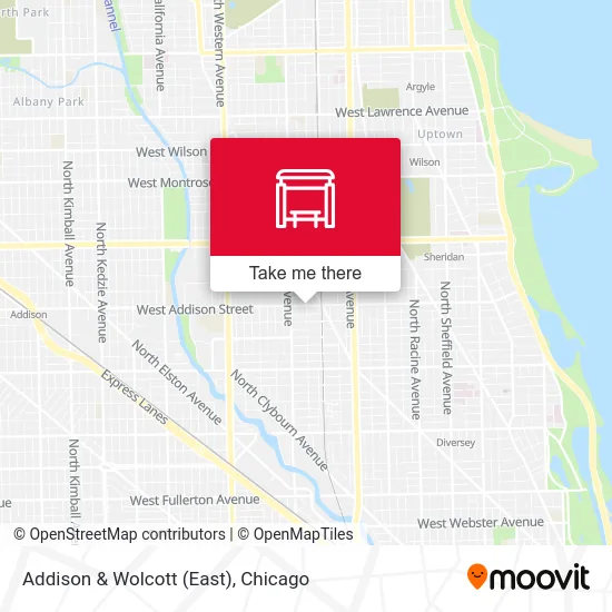Addison & Wolcott (East) map