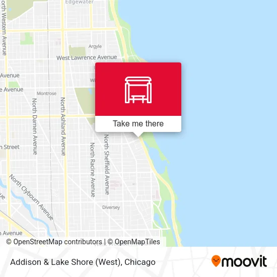 Addison & Lake Shore (West) map