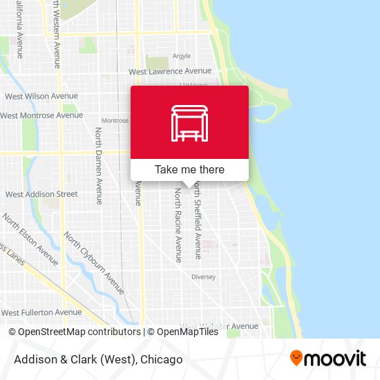 Addison & Clark (West) map