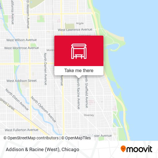 Addison & Racine (West) map