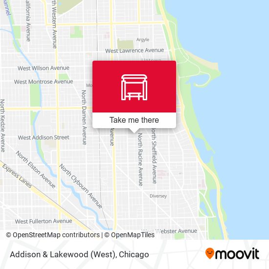 Addison & Lakewood (West) map