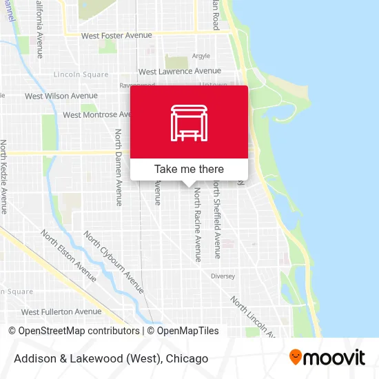 Addison & Lakewood (West) map