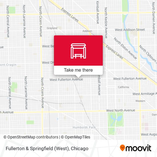 Fullerton & Springfield (West) map