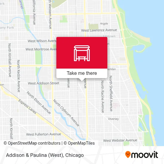 Addison & Paulina (West) map