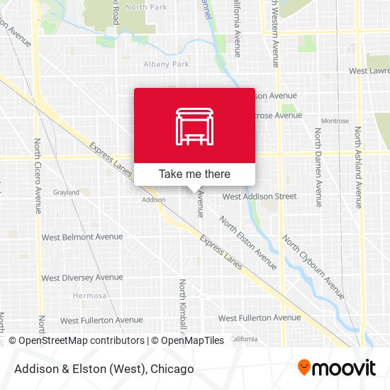 Mapa de Addison & Elston (West)