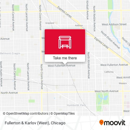 Fullerton & Karlov (West) map