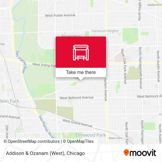 Addison & Ozanam (West) map