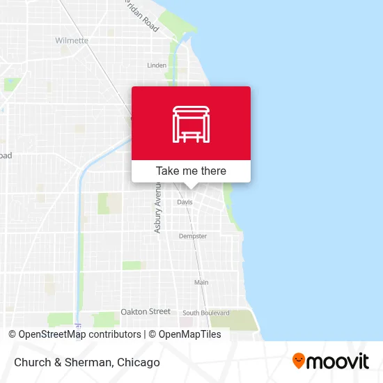 Church & Sherman map