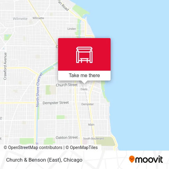 Church & Benson (East) map