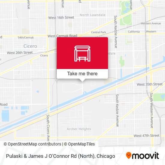 Pulaski & James J O'Connor Rd (North) map