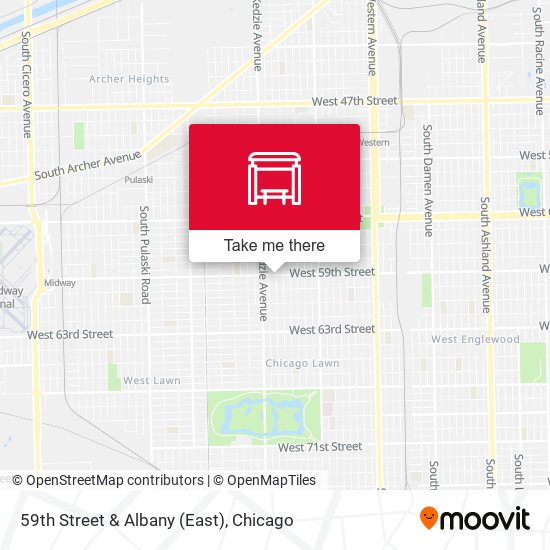 59th Street & Albany (East) map