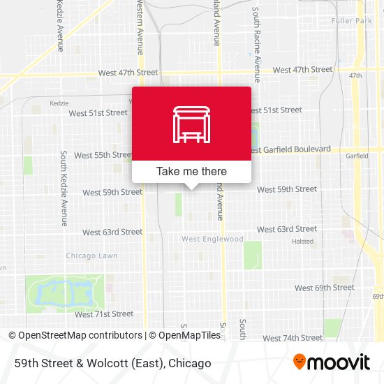 59th Street & Wolcott (East) map