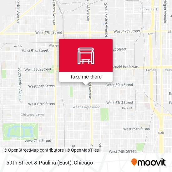 59th Street & Paulina (East) map