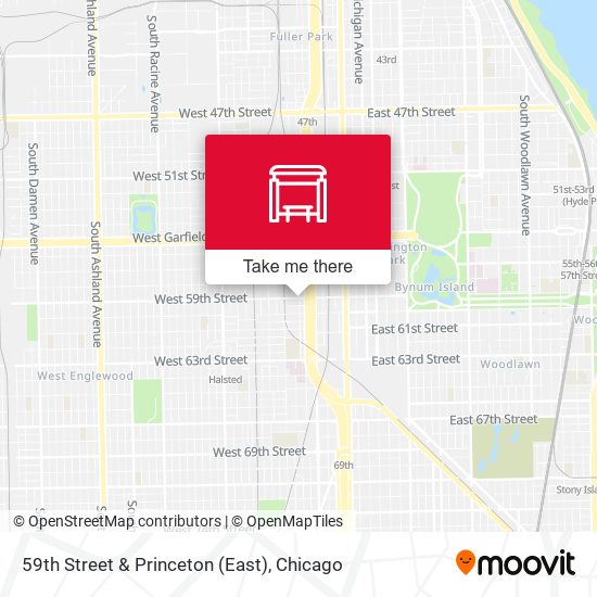 59th Street & Princeton (East) map