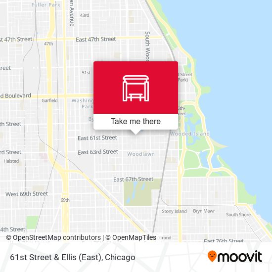 61st Street & Ellis (East) map