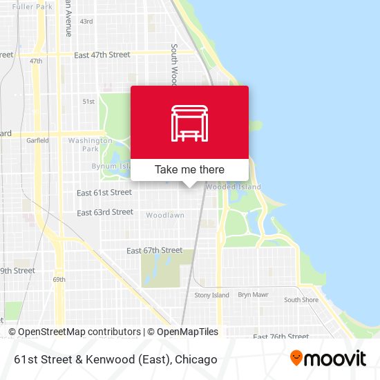 61st Street & Kenwood (East) map