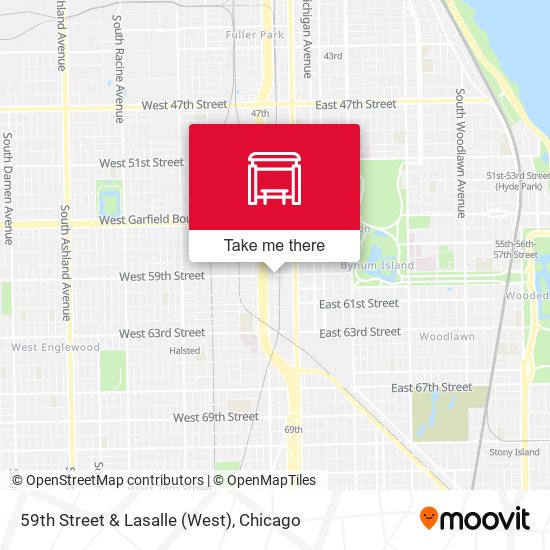 59th Street & Lasalle (West) map